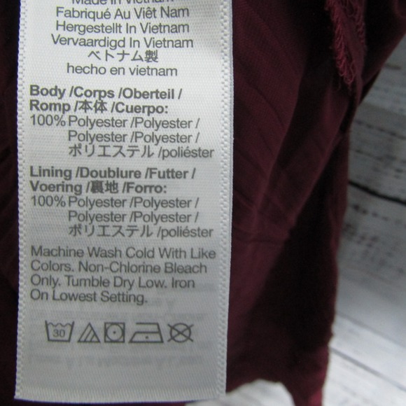 Madewell NEW NWT Womens Small Red Short Sleeve Slip Midi Dress Crinkle - Picture 5 of 6